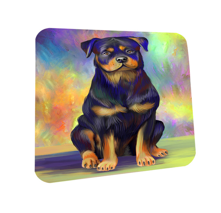 Pardise Wave Rottweiler Dog Coasters Set of 4 CST53559