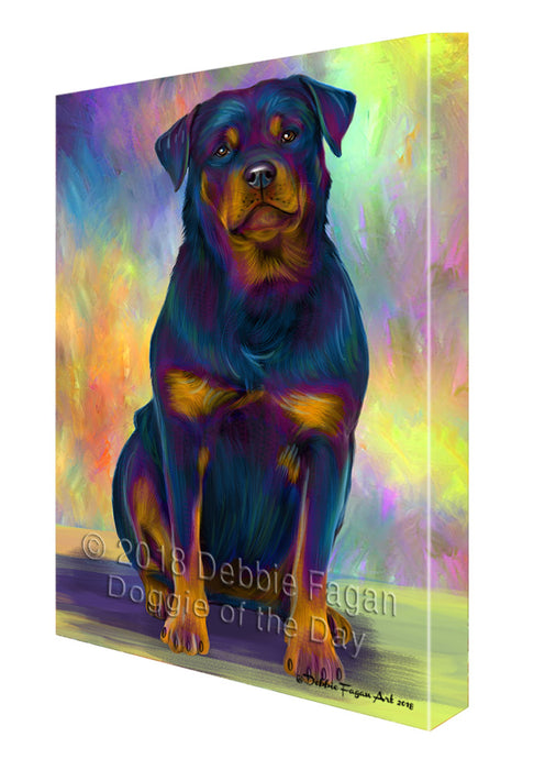 Paradise Wave Rottweiler Dog Canvas Print Wall Art Décor CVS126926