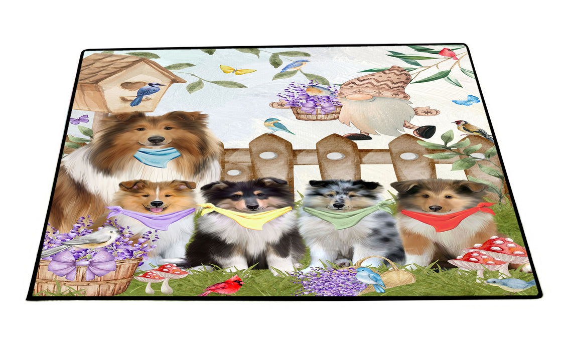 Rough Collie Floor Mats and Doormat: Explore a Variety of Designs, Custom, Anti-Slip Welcome Mat for Outdoor and Indoor, Personalized Gift for Dog Lovers