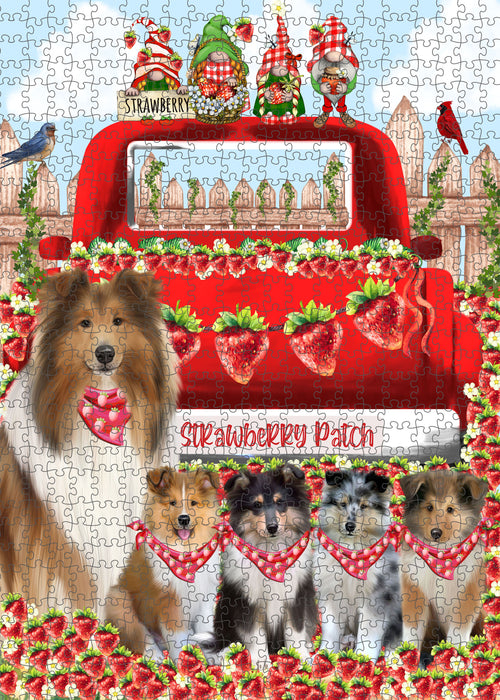 Rough Collie Jigsaw Puzzle for Adult: Explore a Variety of Designs, Custom, Personalized, Interlocking Puzzles Games, Dog and Pet Lovers Gift