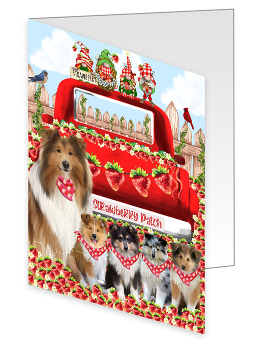 Rough Collie Greeting Cards & Note Cards, Explore a Variety of Personalized Designs, Custom, Invitation Card with Envelopes, Dog and Pet Lovers Gift