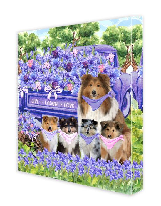Rough Collie Canvas: Explore a Variety of Designs, Digital Art Wall Painting, Personalized, Custom, Ready to Hang Room Decoration, Gift for Pet & Dog Lovers