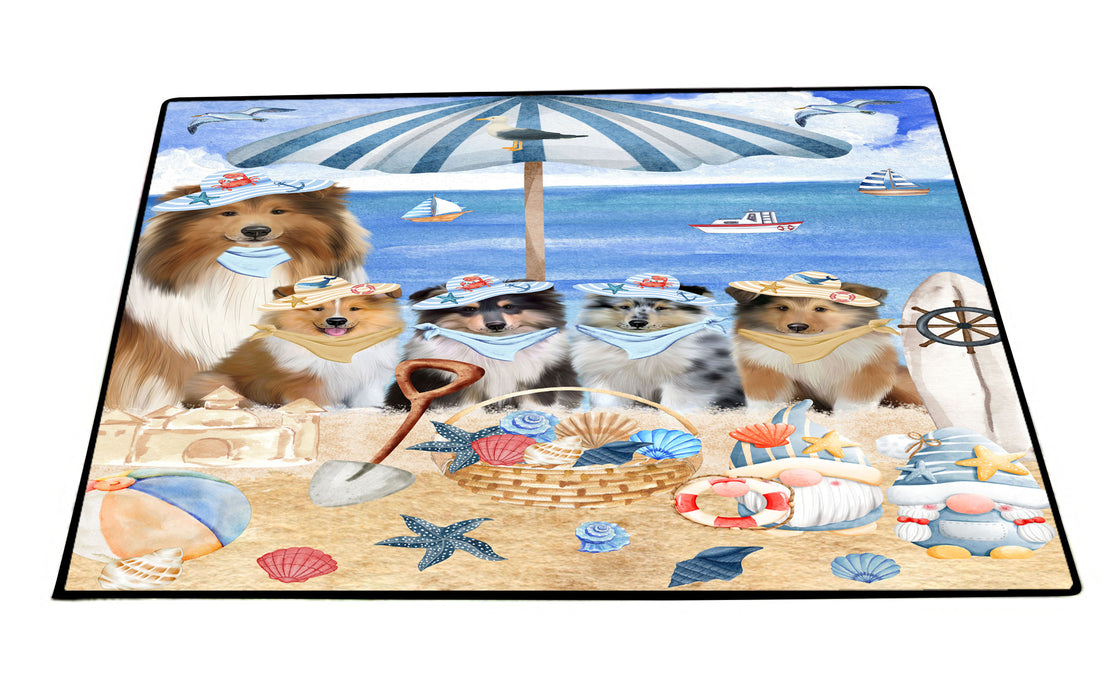 Rough Collie Floor Mats and Doormat: Explore a Variety of Designs, Custom, Anti-Slip Welcome Mat for Outdoor and Indoor, Personalized Gift for Dog Lovers