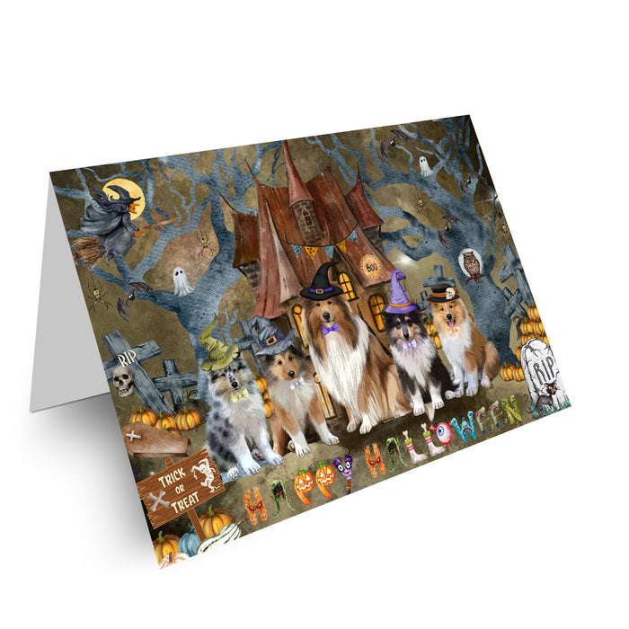 Rough Collie Greeting Cards & Note Cards with Envelopes: Explore a Variety of Designs, Custom, Invitation Card Multi Pack, Personalized, Gift for Pet and Dog Lovers