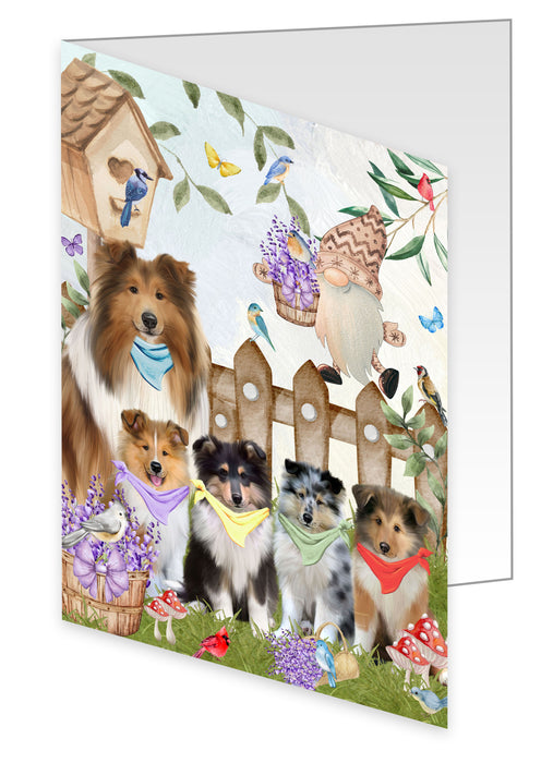 Rough Collie Greeting Cards & Note Cards: Invitation Card with Envelopes Multi Pack, Personalized, Explore a Variety of Designs, Custom, Dog Gift for Pet Lovers