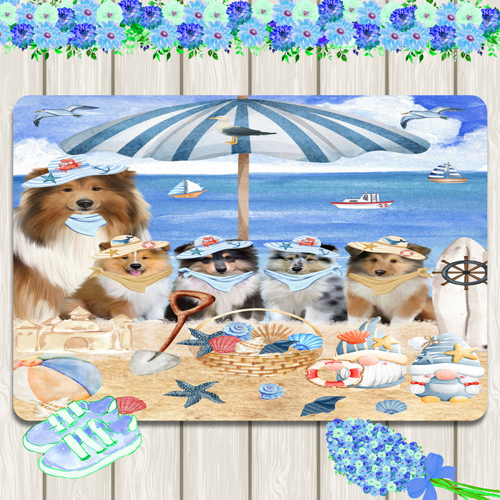 Rough Collie Area Rug and Runner: Explore a Variety of Personalized Designs, Custom, Indoor Rugs Floor Carpet for Living Room and Home, Pet Gift for Dog Lovers