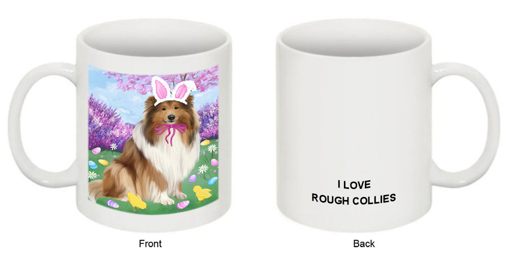 Easter Holiday Rough Collie Dog Coffee Mug MUG52322