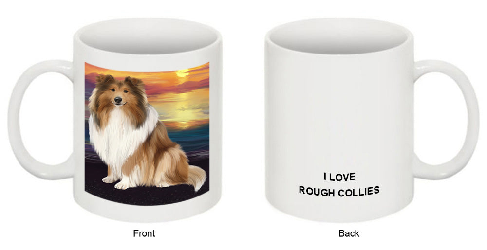Rough Collie Dog Coffee Mug MUG50021