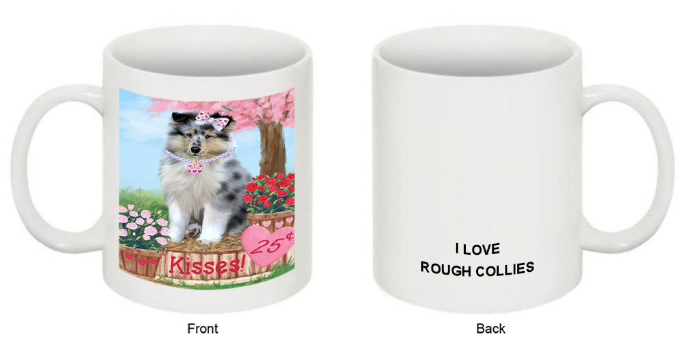 Rosie 25 Cent Kisses Rough Collie Dog Coffee Mug MUG51405