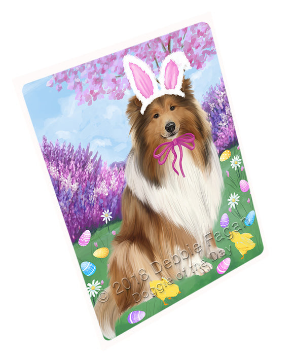 Easter Holiday Rough Collie Dog Cutting Board C75984