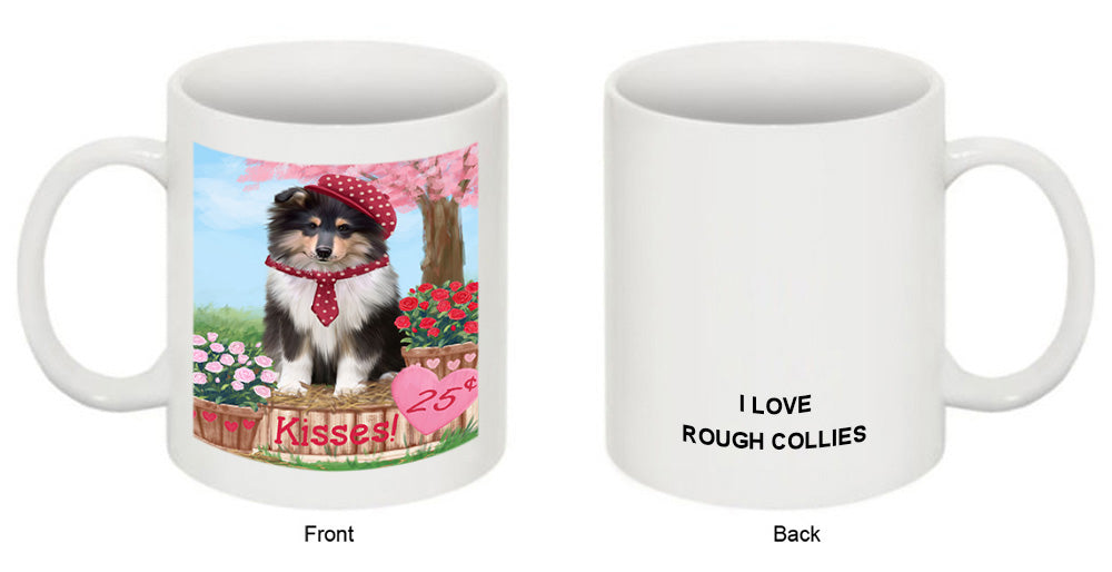 Rosie 25 Cent Kisses Rough Collie Dog Coffee Mug MUG51406