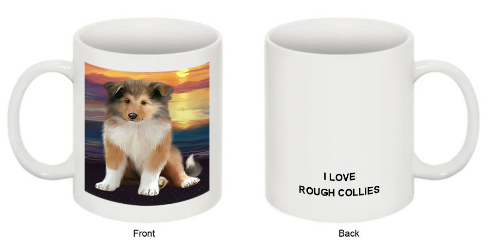 Rough Collie Dog Coffee Mug MUG50022
