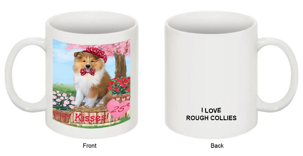 Rosie 25 Cent Kisses Rough Collie Dog Coffee Mug MUG51407