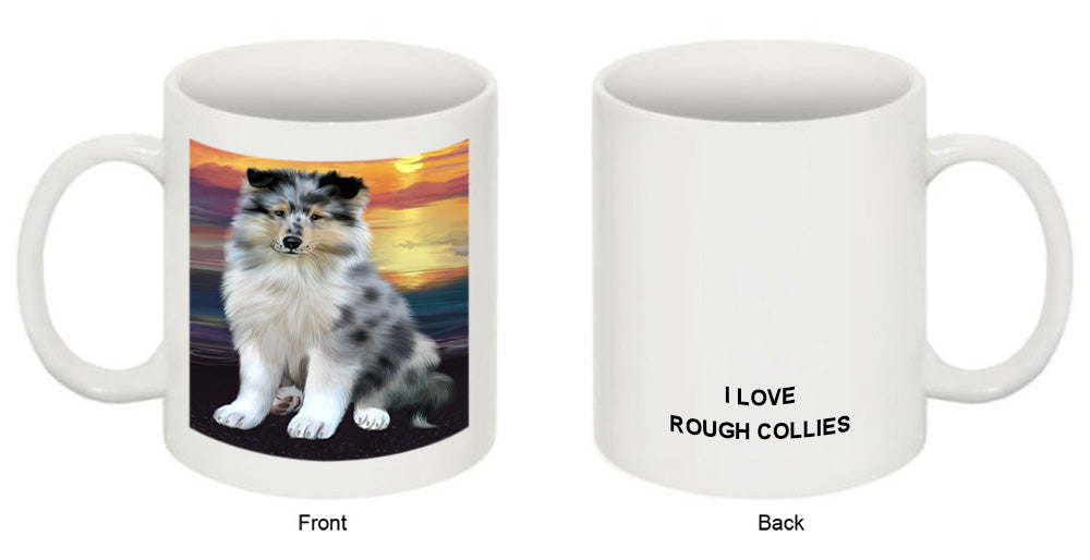 Rough Collie Dog Coffee Mug MUG50023