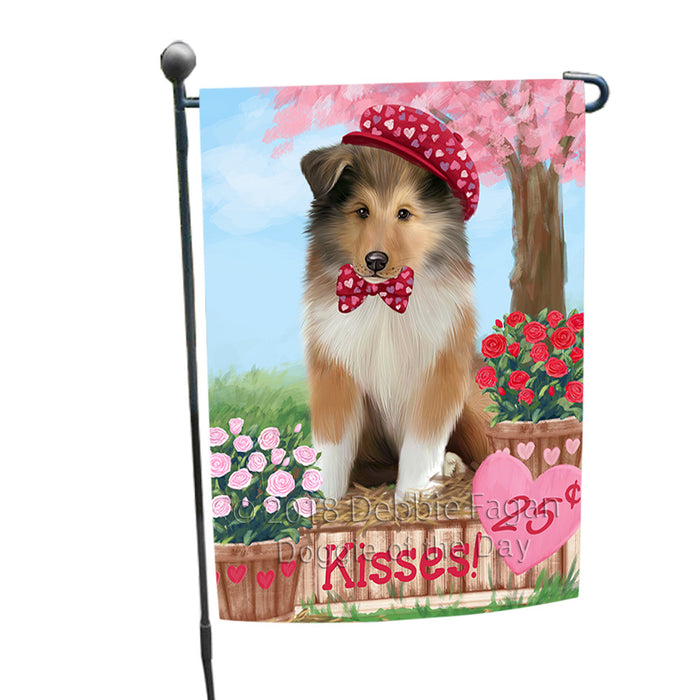 Rosie 25 Cent Kisses Rough Collie Dog Garden Flag GFLG56558