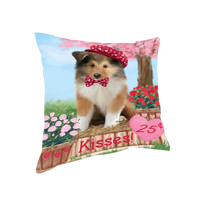Rosie 25 Cent Kisses Rough Collie Dog Pillow PIL78332