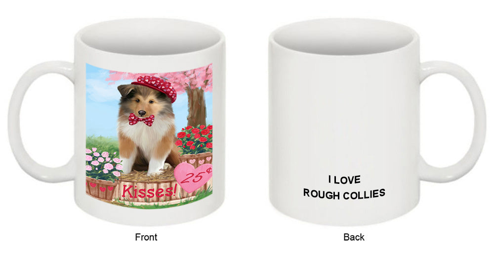 Rosie 25 Cent Kisses Rough Collie Dog Coffee Mug MUG51408