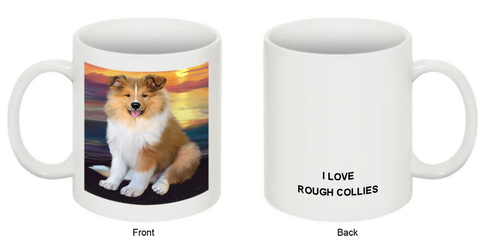 Rough Collie Dog Coffee Mug MUG50025