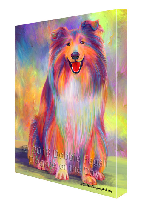 Paradise Wave Rough Collie Dog Canvas Print Wall Art Décor CVS126935