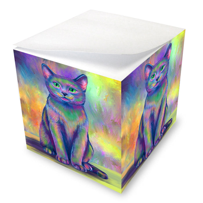 Paradise Wave Russian Blue Cat Note Cube NOC54801