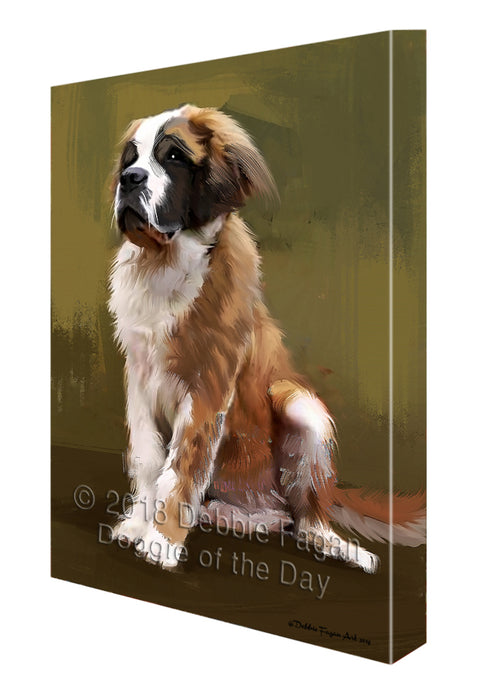 Saint Bernard Dog Canvas Wall Art CVS50556