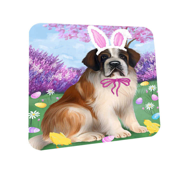 Saint Bernard Dog Easter Holiday Coasters Set of 4 CST49198