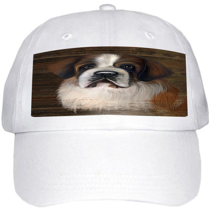 Rustic Saint Bernard Dog Ball Hat Cap HAT55146