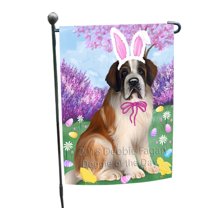 Saint Bernard Dog Easter Holiday Garden Flag GFLG57007