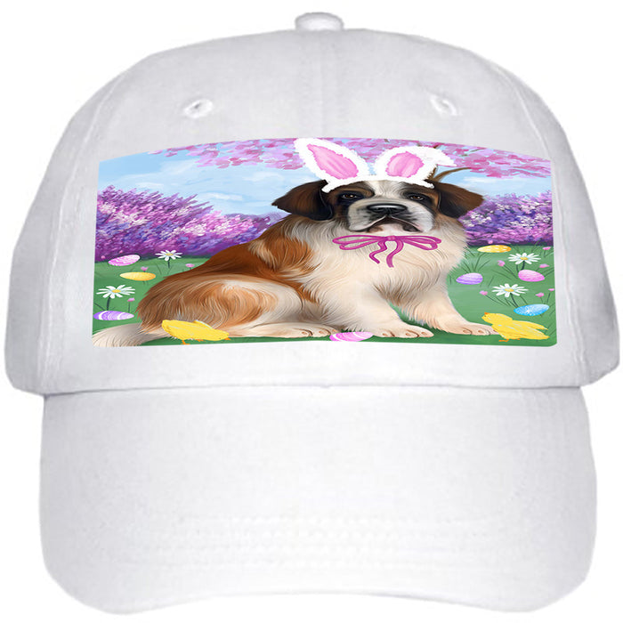 Saint Bernard Dog Easter Holiday Ball Hat Cap HAT51450