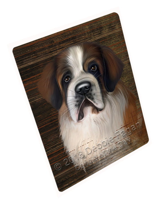 Rustic Saint Bernard Dog Cutting Board C55437