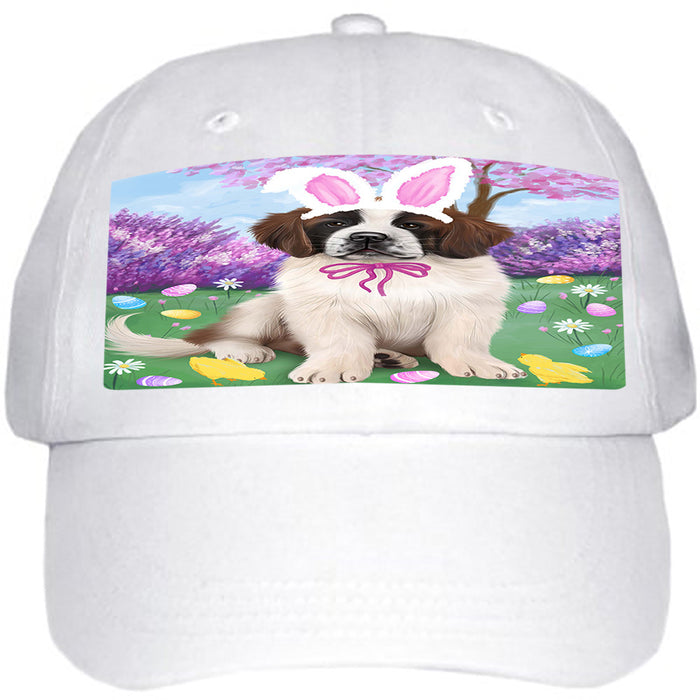 Saint Bernard Dog Easter Holiday Ball Hat Cap HAT51456