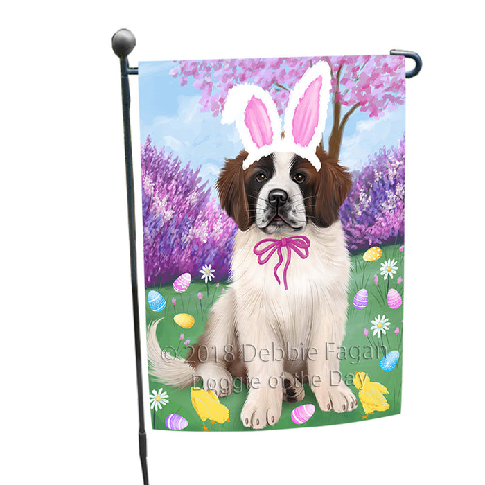 Saint Bernard Dog Easter Holiday Garden Flag GFLG57009