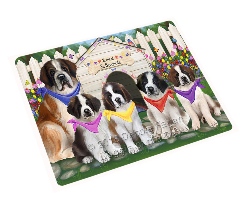 Spring Dog House Saint Bernards Dog Magnet Mini (3.5" x 2") MAG54243