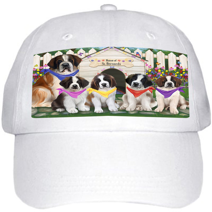 Spring Dog House Saint Bernards Dog Ball Hat Cap HAT54108