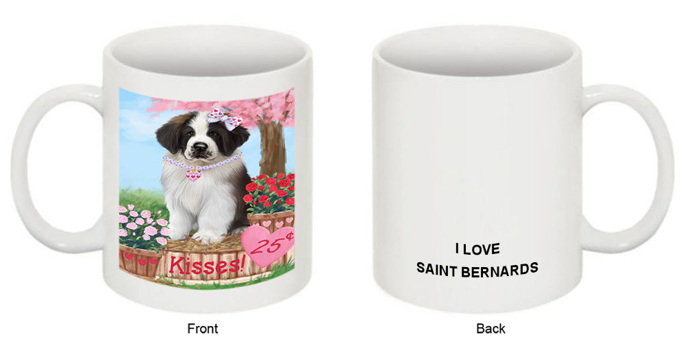 Rosie 25 Cent Kisses Saint Bernard Dog Coffee Mug MUG51630