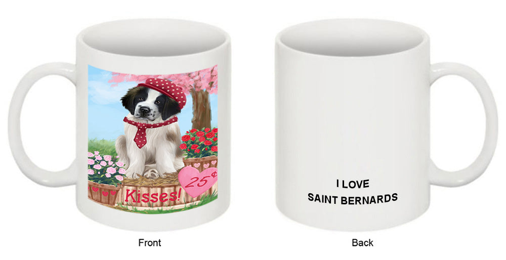 Rosie 25 Cent Kisses Saint Bernard Dog Coffee Mug MUG51631