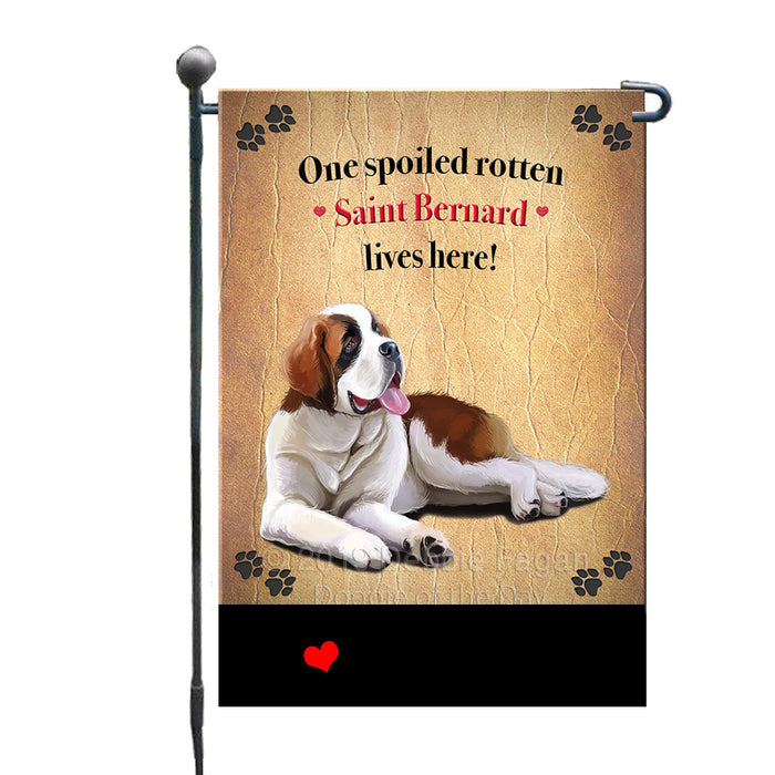 Personalized Spoiled Rotten Saint Bernard Dog GFLG-DOTD-A63255