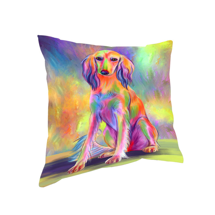 Paradise Wave Saluki Dog Pillow with Top Quality High-Resolution Images - Ultra Soft Pet Pillows for Sleeping - Reversible & Comfort - Ideal Gift for Dog Lover - Cushion for Sofa Couch Bed - 100% Polyester