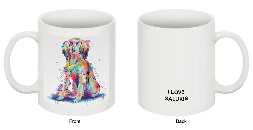 Watercolor Saluki Dog Coffee Mug MUG52961