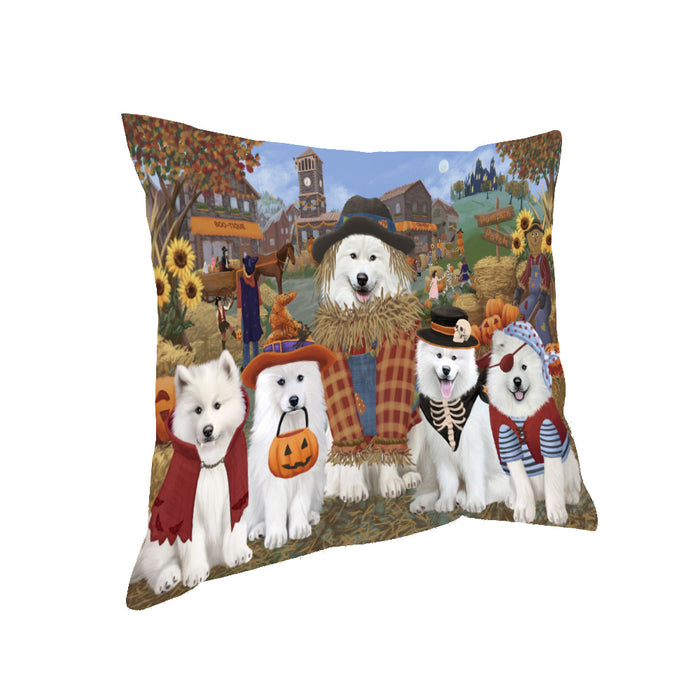 Halloween 'Round Town Samoyed Dogs Pillow PIL85144
