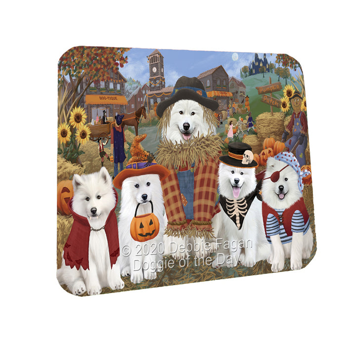 Halloween 'Round Town Samoyed Dogs Coasters Set of 4 CSTA57983