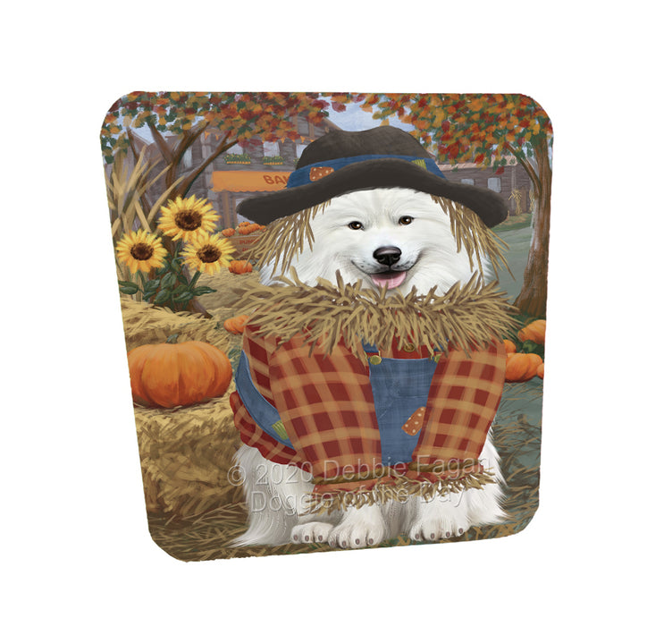 Halloween 'Round Town Samoyed Dogs Coasters Set of 4 CSTA58014