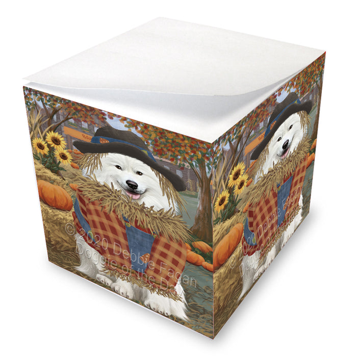 Halloween 'Round Town Samoyed Dogs Note Cube NOC-DOTD-A56879