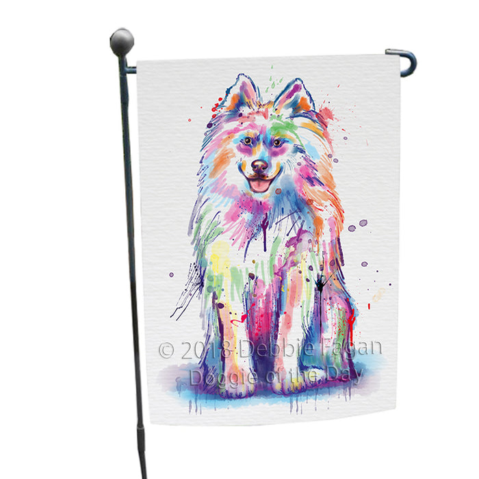 Watercolor Samoyed Dog Garden Flag GFLG65068