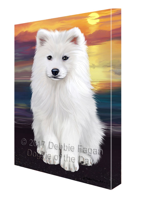 Samoyed Dog Canvas Wall Art CVS52230