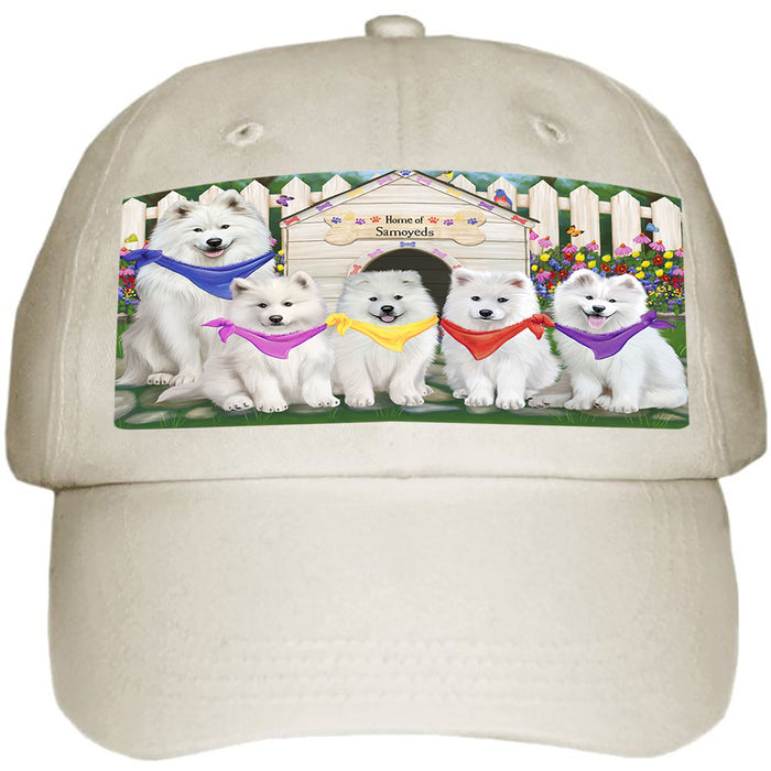 Spring Dog House Samoyeds Dog Ball Hat Cap HAT54111