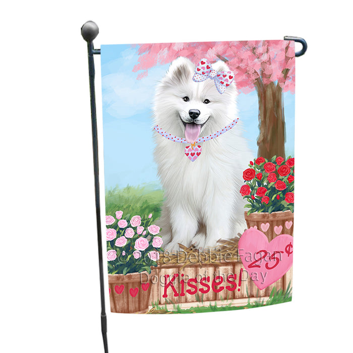 Rosie 25 Cent Kisses Samoyed Dog Garden Flag GFLG56562