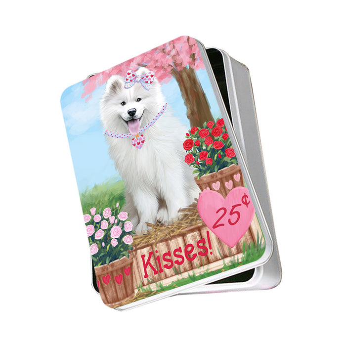 Rosie 25 Cent Kisses Samoyed Dog Photo Storage Tin PITN55957