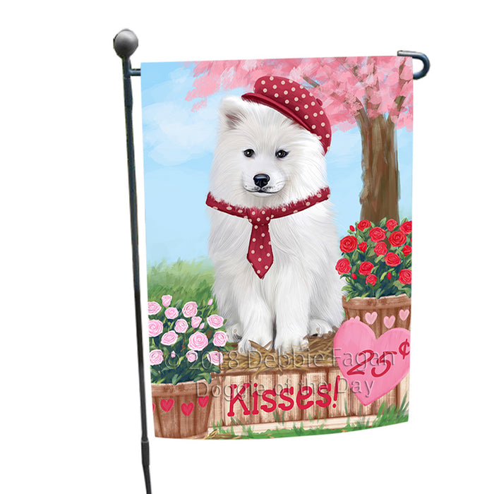 Rosie 25 Cent Kisses Samoyed Dog Garden Flag GFLG56563