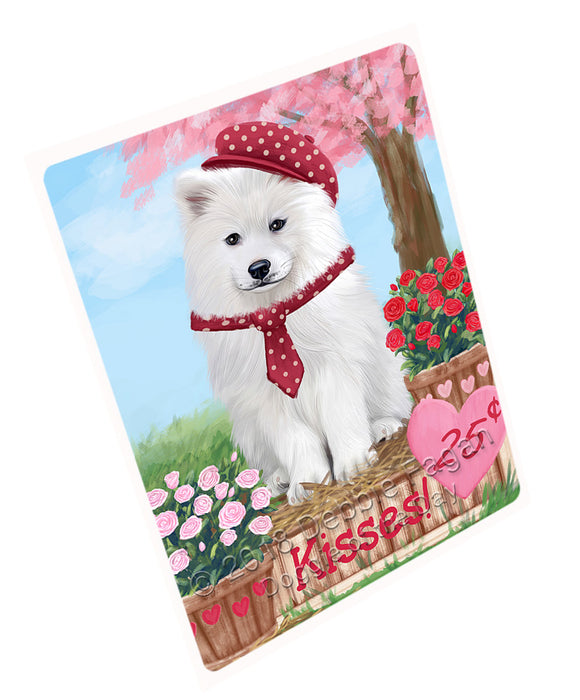 Rosie 25 Cent Kisses Samoyed Dog Magnet MAG73182 (Small 5.5" x 4.25")